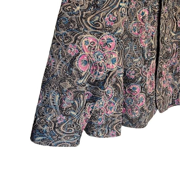 Analogy Woman Embroidered Lightweight Jacket - Picture 4 of 8